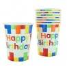 10 gobelets Lego Joyeux Anniversaire, multicolore 10 gobelets Lego Joyeux Anniversaire, multicolore