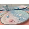 8 Assiettes Baby Shower en carton, Ø 23cm 8 Assiettes Baby Shower en carton, Ø 23cm