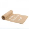 Chemin de table en jute " Baptême" 26 cm x 5 mètres Chemin de table en jute " Baptême" 26 cm x 5 mètres