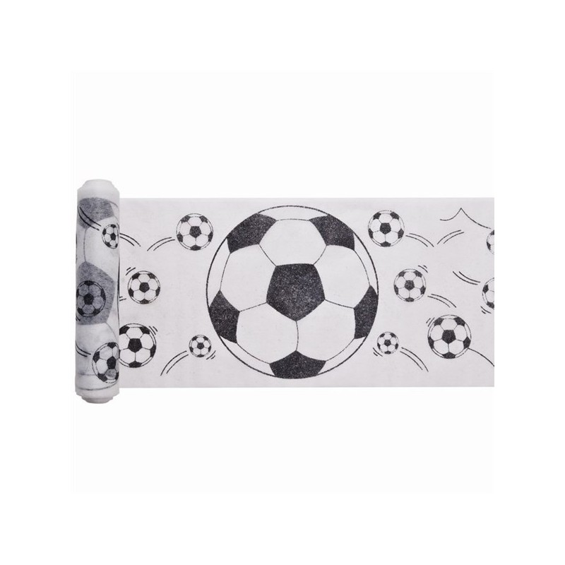 Tischläufer "Fanon" Fussball,  0.28 cm x 5 meter