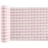 Chemin de table Vichy, rose, 26 cm x 3 mètres