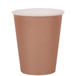 10 Rainbow Cups, Karton, bronze, ø 7,8 x 9,7 cm / 27cl