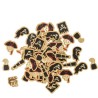 100 Confettis pirate 6 modèles assortis 1.5 A 3cm 100 Confettis pirate 6 modèles assortis 1.5 A 3cm