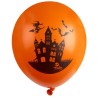 6 Ballons Maison hantée Halloween Ø 30cm 6 Ballons Maison hantée Halloween Ø 30cm
