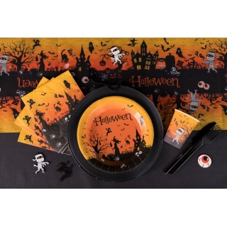 1 Tischläufer, Spukhaus, Halloween, 5m x 30cm