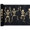 1 Runner da tavolo, scheletro di Halloween, 5m x 30cm 1 Runner da tavolo, scheletro di Halloween, 5m x 30cm