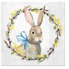 20 Serviettes papier 33x33xcm lapin 20 Serviettes papier 33x33xcm lapin