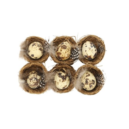 Nest m.Wachtelei Set/6 5cm