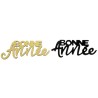 10 Déco à parsemer "Bonne Année" or et noir 10 Déco à parsemer "Bonne Année" or et noir