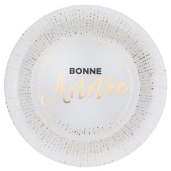 10 piatti "Bonne Année", ø 22,5cm