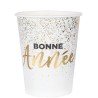 10 tazze "Bonne Année", ø 7,8 x 9,7 cm / 27cl