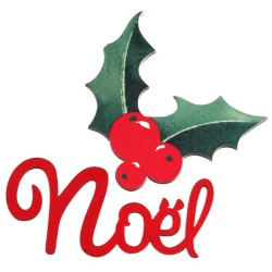 10 Déco à parsemer Noël Tradi rouge