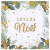 10 Serviettes Noël Tradi, 3plis, 33x33cm, or 10 Serviettes Noël Tradi, 3plis, 33x33cm, or