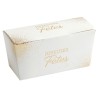 5 Ballotins " Joyeuses Fêtes" 125gr blanc