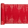 Runner da tavola 1 stella 26 cm x 2,5 m rosso Runner da tavola 1 stella 26 cm x 2,5 m rosso