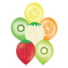6 ballons fruits latex naturel 30cm 6 ballons fruits latex naturel 30cm