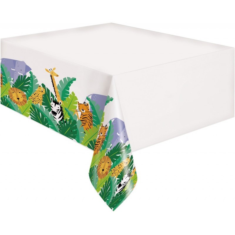 1 tovaglia di plastica 137 x 213 cm Safari 1 tovaglia di plastica 137 x 213 cm Safari