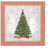 Serviettes en papier 33 x 33 cm sapin de noël Serviettes en papier 33 x 33 cm sapin de noël