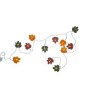 Guirlande LED forme de feilles en bois coloré, 180cm Guirlande LED forme de feilles en bois coloré, 180cm