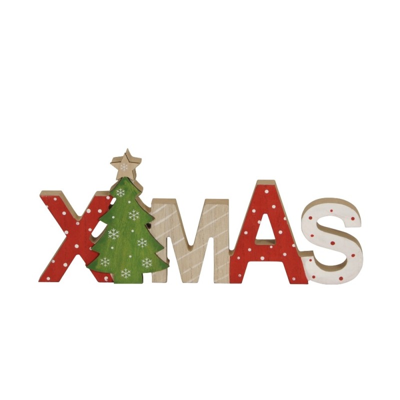 Centre de table lettres XMAS, 28x2x11,5cm Centre de table lettres XMAS, 28x2x11,5cm