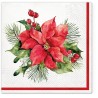 Tovaglioli di carta 33 x 33 cm Stella di Natale Tovaglioli di carta 33 x 33 cm Stella di Natale
