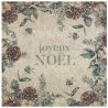10 Serviettes en papier "Joyeux Noël", 3plis, 33x33cm 10 Serviettes en papier "Joyeux Noël", 3plis, 33x33cm