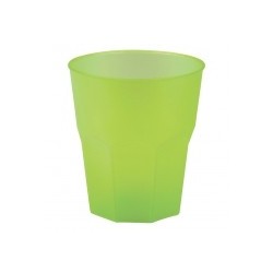 20 Trinkgläser caipiriña, mojito, plastik PP, Grün
