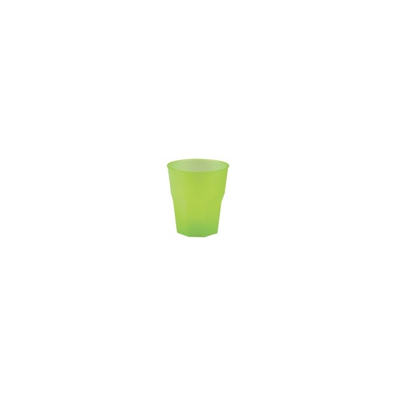 20 Verres à caipiriña, mojito, plastique PP, vert 20 Verres à caipiriña, mojito, plastique PP, vert