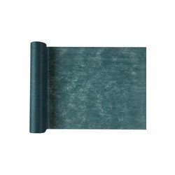 Chemin de table intissé, uni, 0.30 x 10 m, Bleu canard