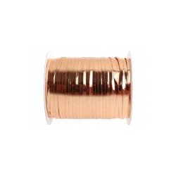 1 nastro Bolduc oro rosa brillante, 25m x 10mm