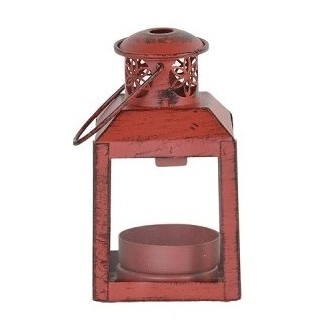 Mini-Laterne aus Metall, 6,2 x 11 cm