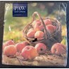 20 Serviettes en papier pommes d'automne, 3plis, 33x33 c 20 Serviettes en papier pommes d'automne, 3plis, 33x33 c