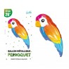 1 Ballon métallique perroquet 1 Ballon métallique perroquet