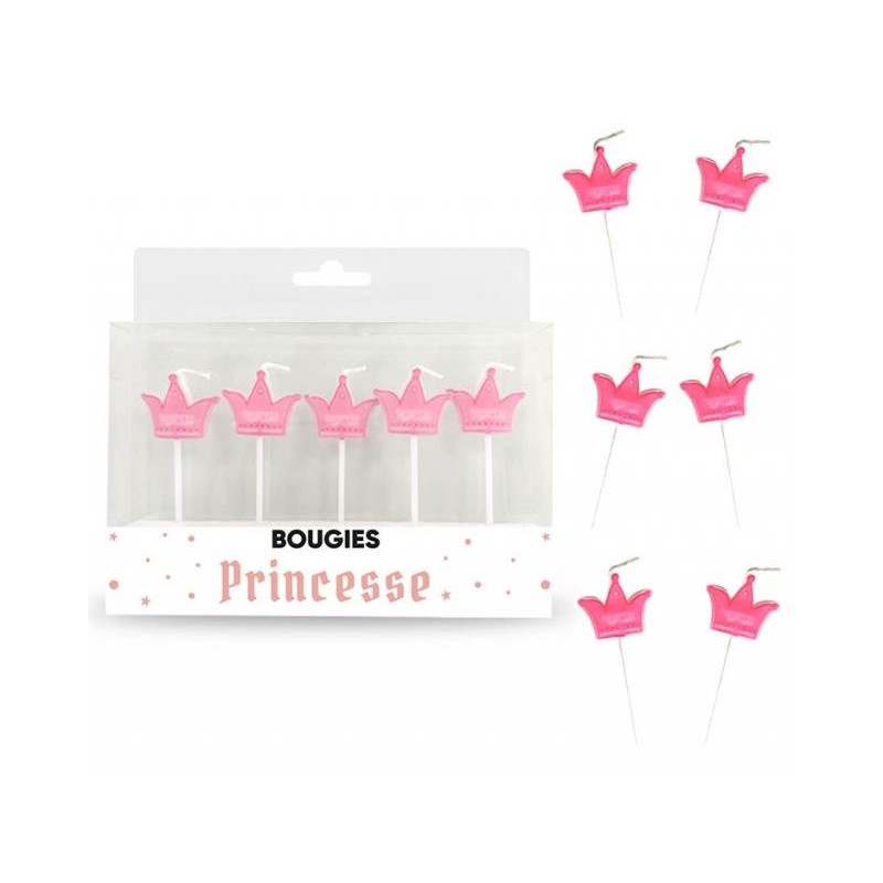 Bougies pics princesse Bougies pics princesse