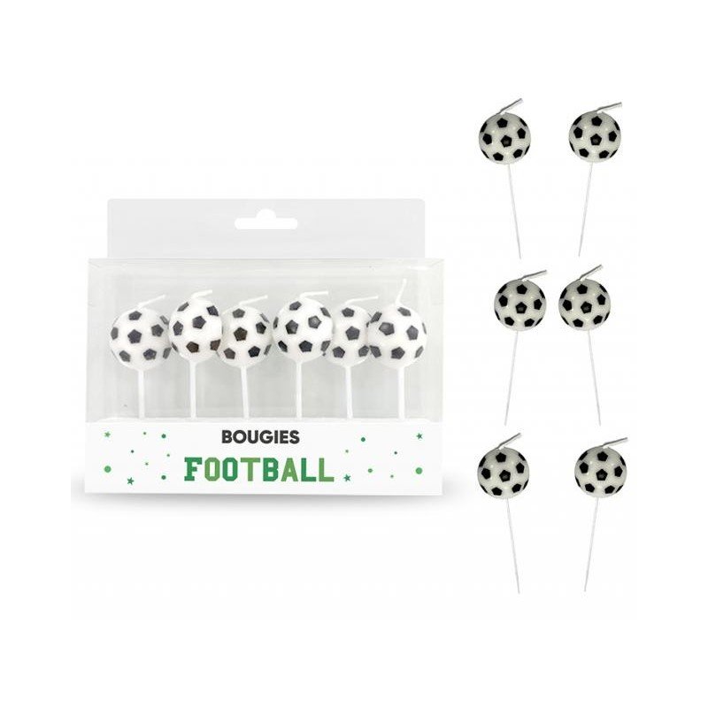 Candele con foto di calcio