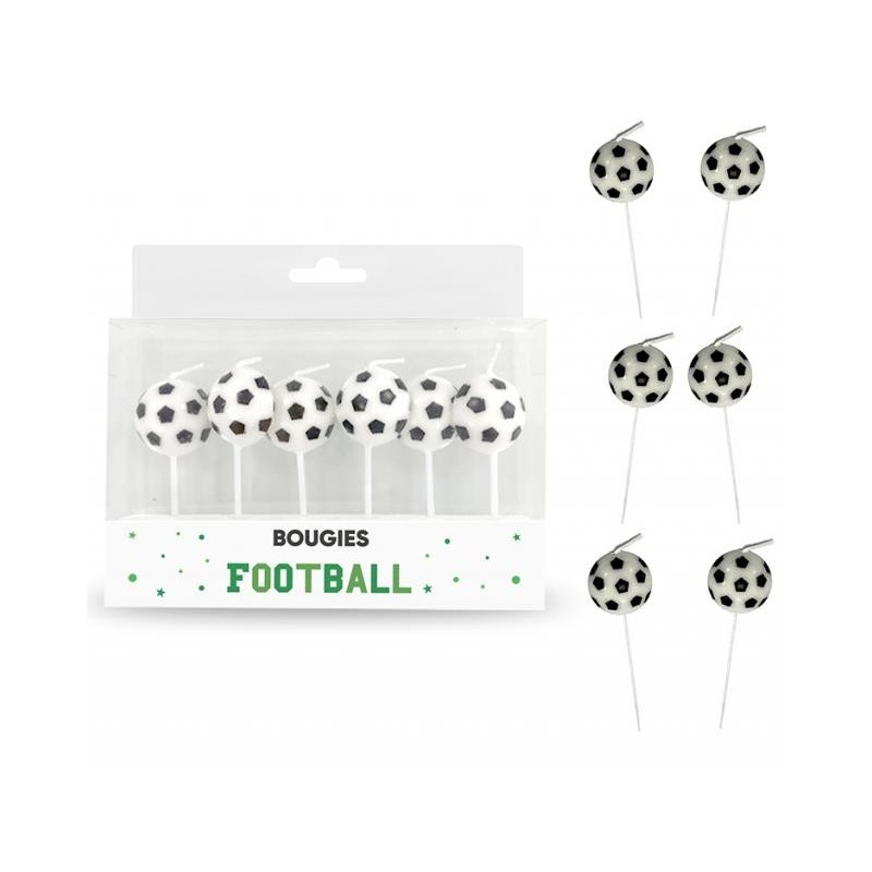 Fußball-Pic-Kerzen