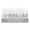 Metallkerze „Joyeux Anniversaire“ gold Metallkerze „Joyeux Anniversaire“ gold