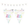 Guirlande fanion Vive la retraite, 6 mètres, multicolore Guirlande fanion Vive la retraite, 6 mètres, multicolore