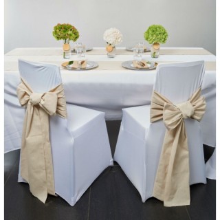 1 Chemin de table en lin, 20cm x 5m 