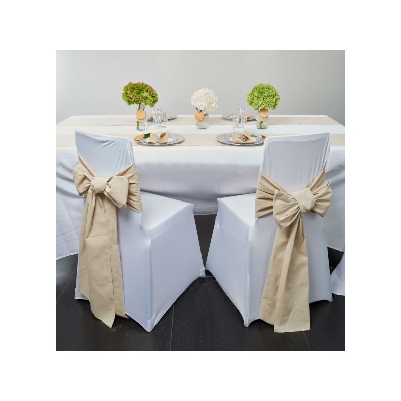 1 Chemin de table en lin, 20cm x 5m  1 Chemin de table en lin, 20cm x 5m