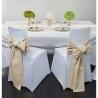 1 Chemin de table en lin, 20cm x 5m  1 Chemin de table en lin, 20cm x 5m