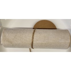 1 Tischläufer aus Leinen, 20 cm x 5 m