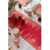 Runner da tavola 1 stella 26 cm x 2,5 m rosso Runner da tavola 1 stella 26 cm x 2,5 m rosso