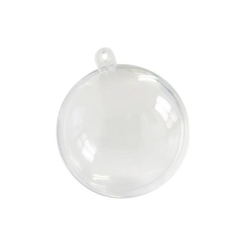 5 Boules transparentes 10 cm - convient pour aliment 5 Boules transparentes 10 cm - convient pour aliment