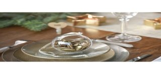 5 Boules transparentes 10 cm - convient pour aliment