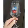 Bicchiere da vino riutilizzabile, 225cc, H 150mm, base Ø 47 sup / 60 Bicchiere da vino riutilizzabile, 225cc, H 150mm, base Ø 47 sup / 60