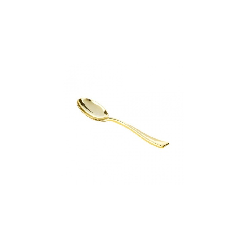 30 Cuillères à soupe, plast. doré, lavable & réutilisable 30 Cuillères à soupe, plast. doré, lavable & réutilisable