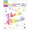 24 Serviettes, Joyeux Anniversaire, 33 x33 cm multicolore 24 Serviettes, Joyeux Anniversaire, 33 x33 cm multicolore