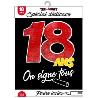 T-Shirt "Firmiamo tutti " On signe 18ans"