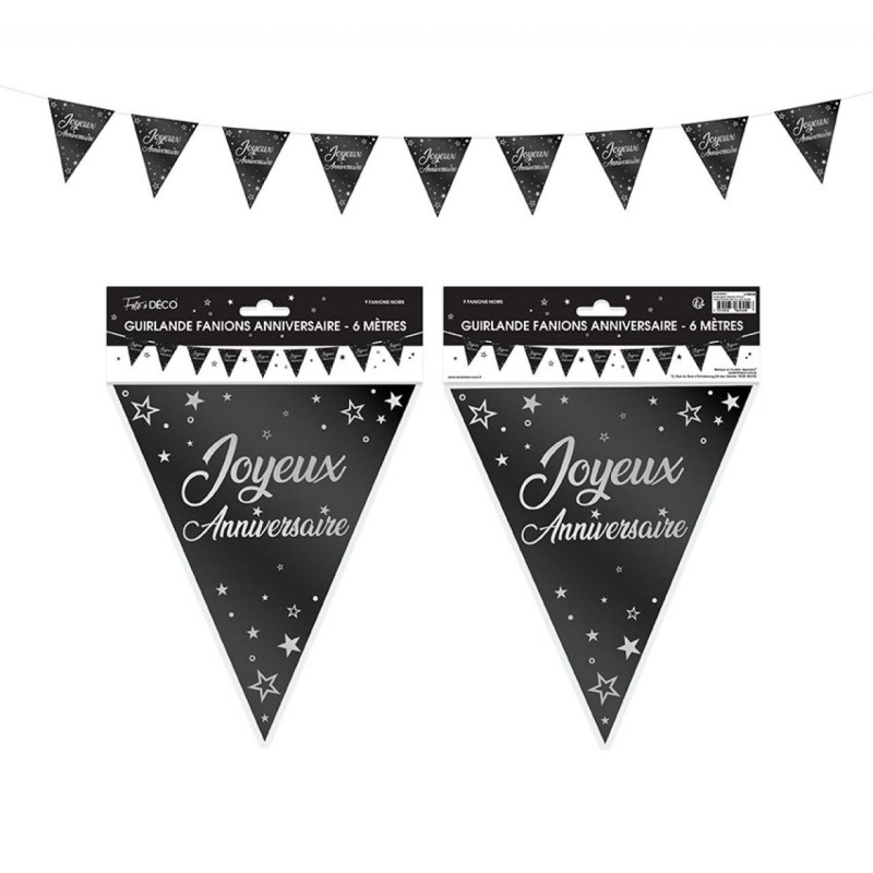 Ghirlanda 6metri "Joyeux Anniversaire"